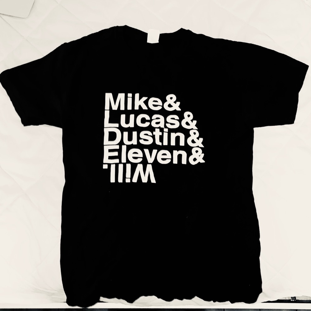 STRANGER THINGS CHARACTER T SHIRT
